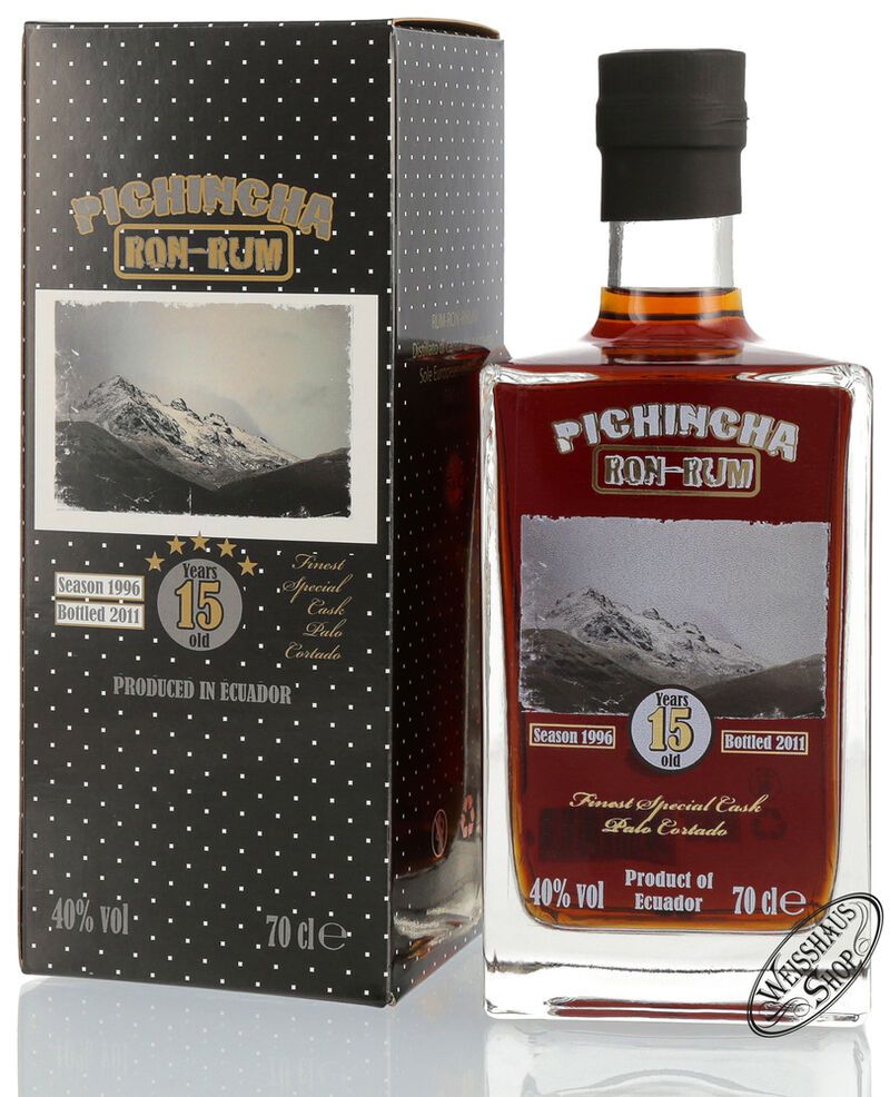 Pichincha 15 YO Palo Cortado Cask Rum 40% vol. 0,70l Pichincha 15 YO Palo Cortado Cask Rum 40% vol. 0,70l