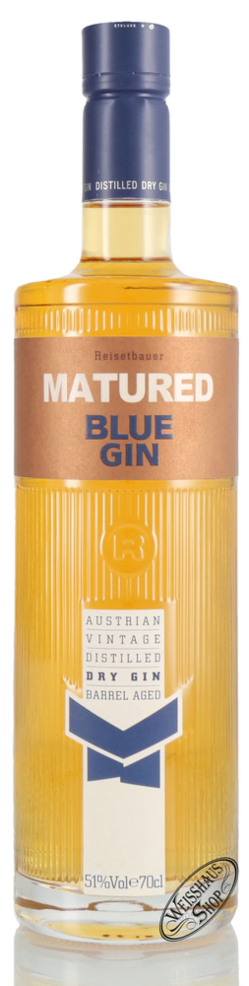Reisetbauer Matured Blue Gin 51% vol. 0,70l Reisetbauer Matured Blue Gin 51% vol. 0,70l