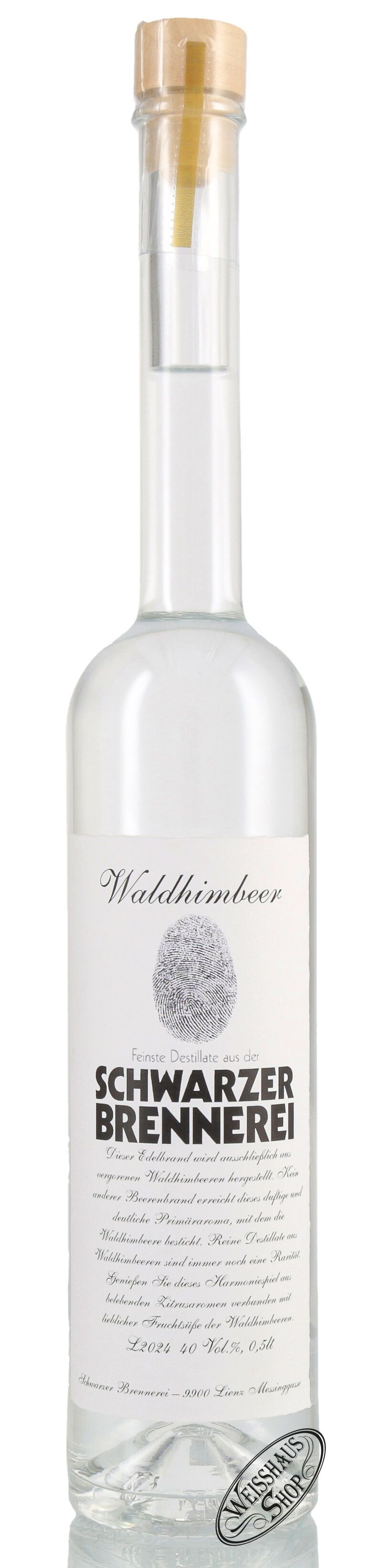 Schwarzer Waldhimbeer 40% vol. 0,50l Schwarzer Waldhimbeer 40% vol. 0,50l