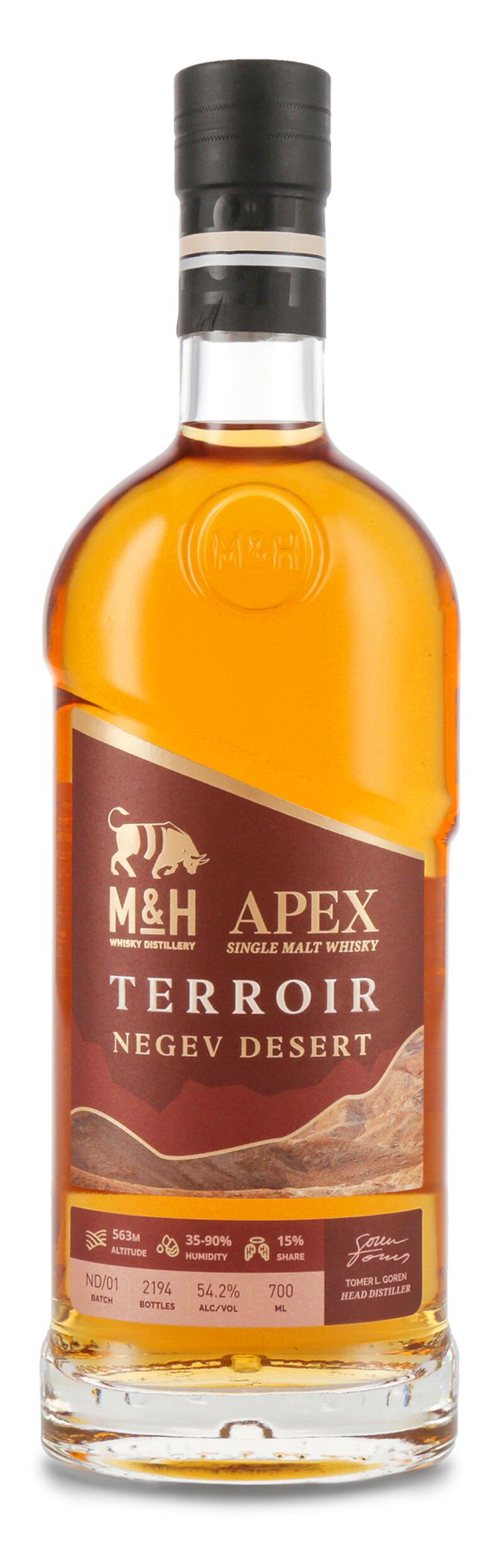M&H APEX Negev Desert Edition Whisky 54,2% vol. 0,70l M&H APEX Negev Desert Edition Whisky 54,2% vol. 0,70l
