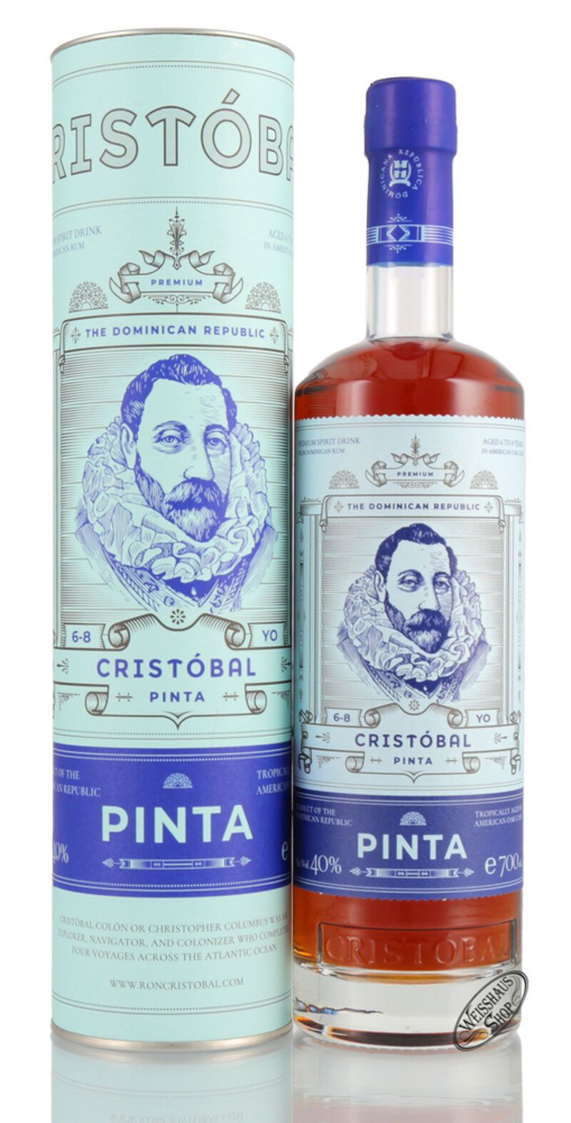 Ron Cristóbal Pinta 40% vol. 0,70l Ron Cristóbal Pinta 40% vol. 0,70l