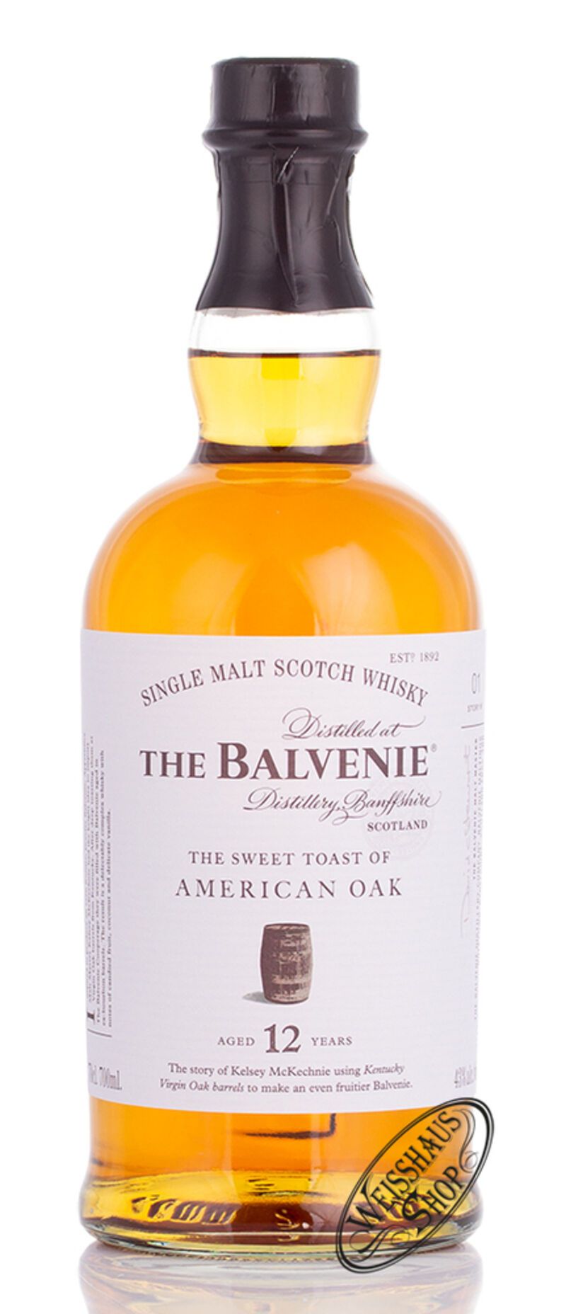 The Balvenie 12 YO American Oak Whisky 43% vol. 0,70l