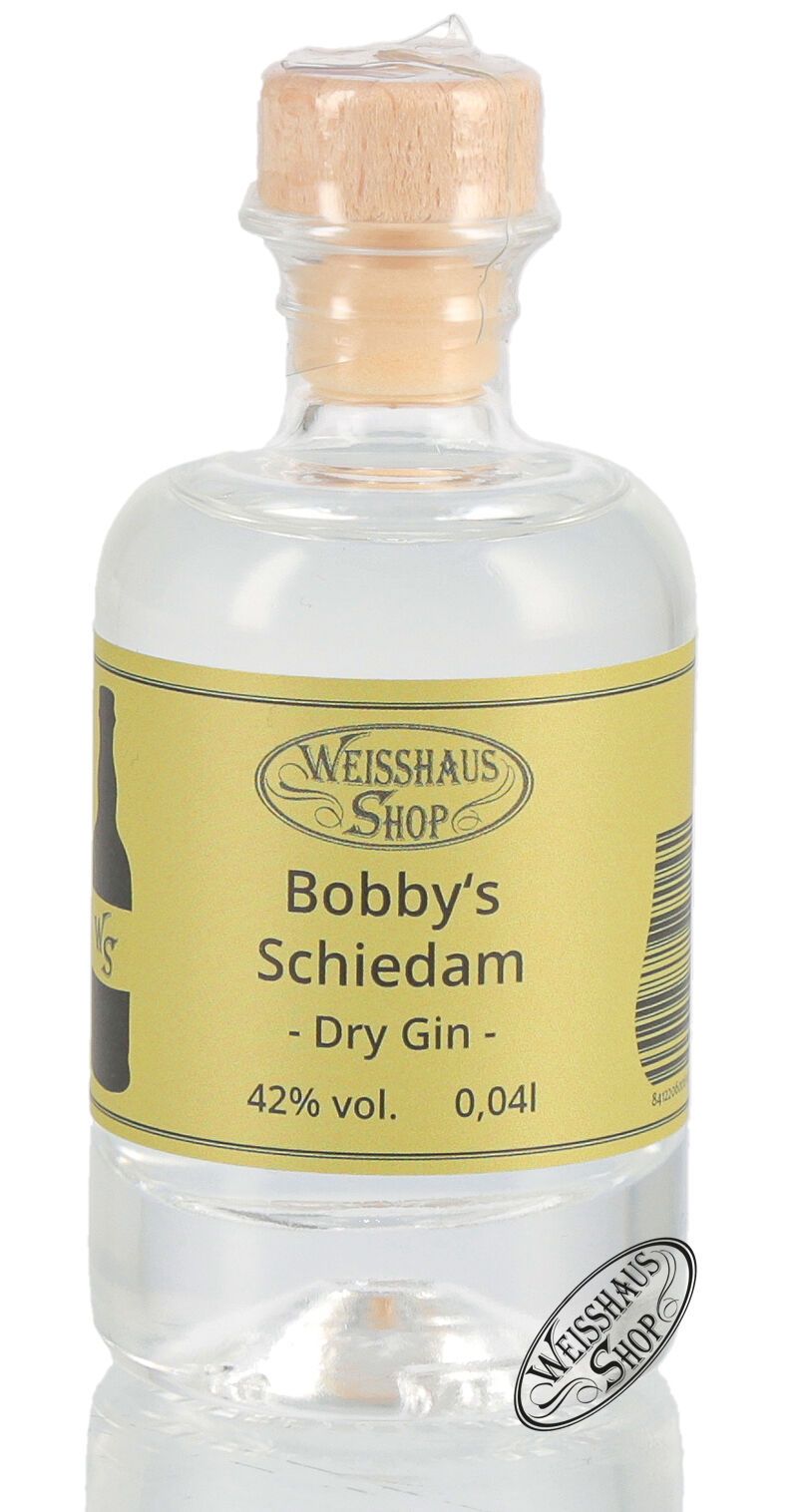 Bobby's Schiedam Dry Gin 42% vol. 0,04l Weisshaus Sample Bobby's Schiedam Dry Gin 42% vol. 0,04l Weisshaus Sample