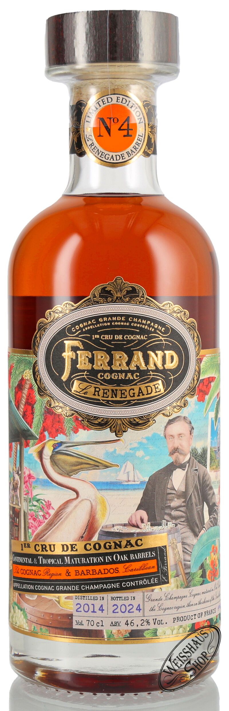 Pierre Ferrand Renegade Barrel No. 4 Cognac 46,2% vol. 0,70l Pierre Ferrand Renegade Barrel No. 4 Cognac 46,2% vol. 0,70l