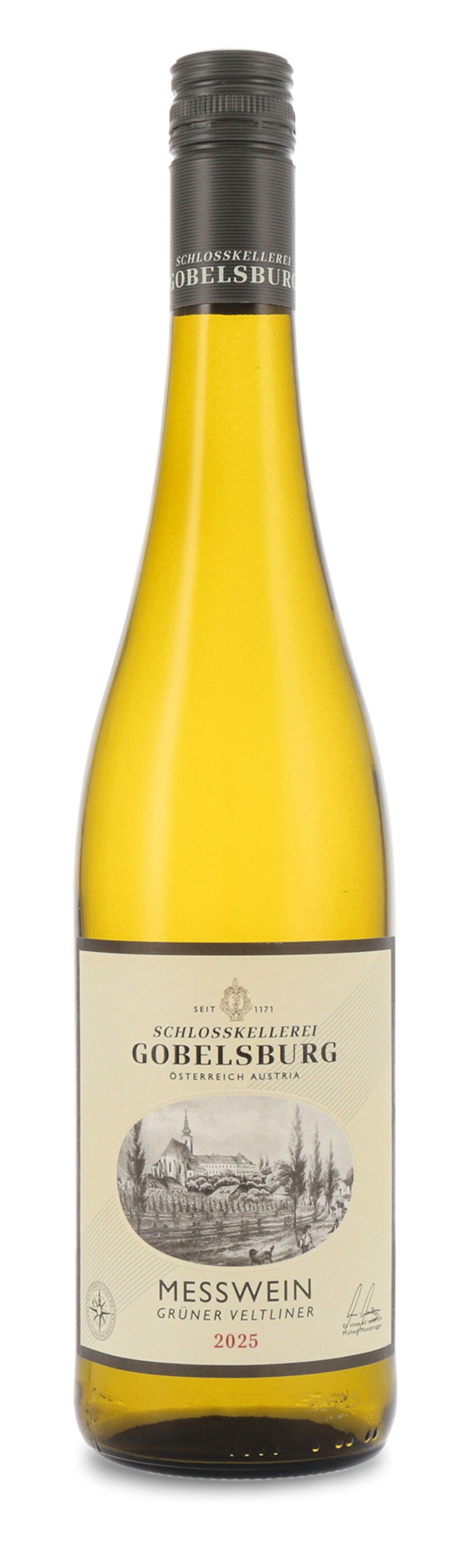 Schlosskellerei Gobelsburg Messwein Grüner Veltliner 2025 12,5% vol. 0,75l