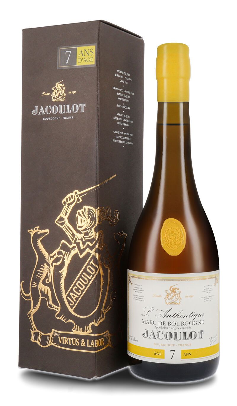 Jacoulot L'Authentique 7 YO Marc de Bourgogne 45% vol. 0,70l Jacoulot L'Authentique 7 YO Marc de Bourgogne 45% vol. 0,70l