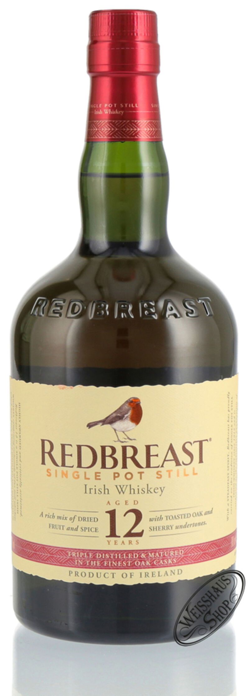 Redbreast 12 YO Irish Whiskey 40% vol. 0,70l B-Ware