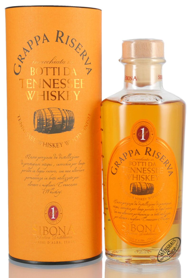 Sibona Grappa Riserva Whiskey 44% vol. 0,50l Sibona Grappa Riserva Whiskey 44% vol. 0,50l