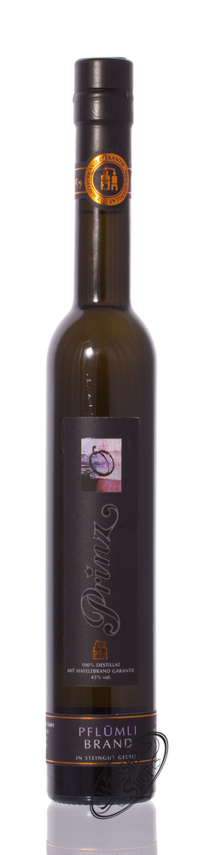 Prinz Hafele Pflümli Brand 43% vol. 0,35l Prinz Hafele Pflümli Brand 43% vol. 0,35l