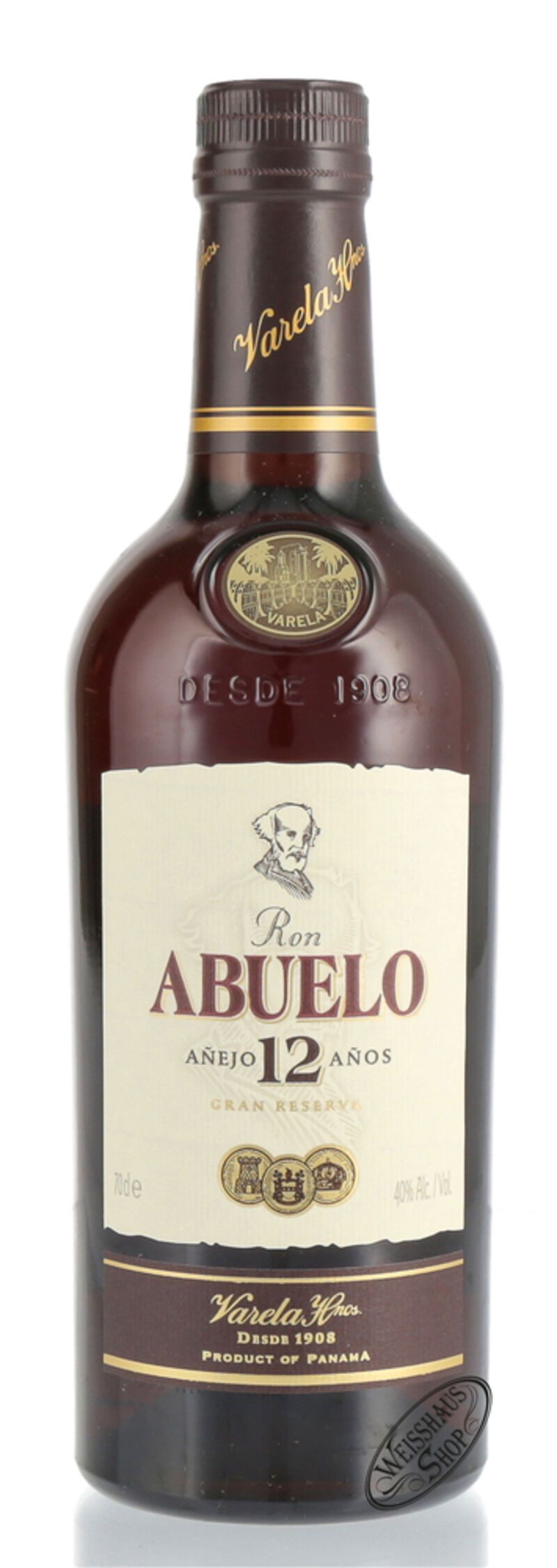 Ron Abuelo 12 YO Rum 40% vol. 0,70l Ron Abuelo 12 YO Rum 40% vol. 0,70l
