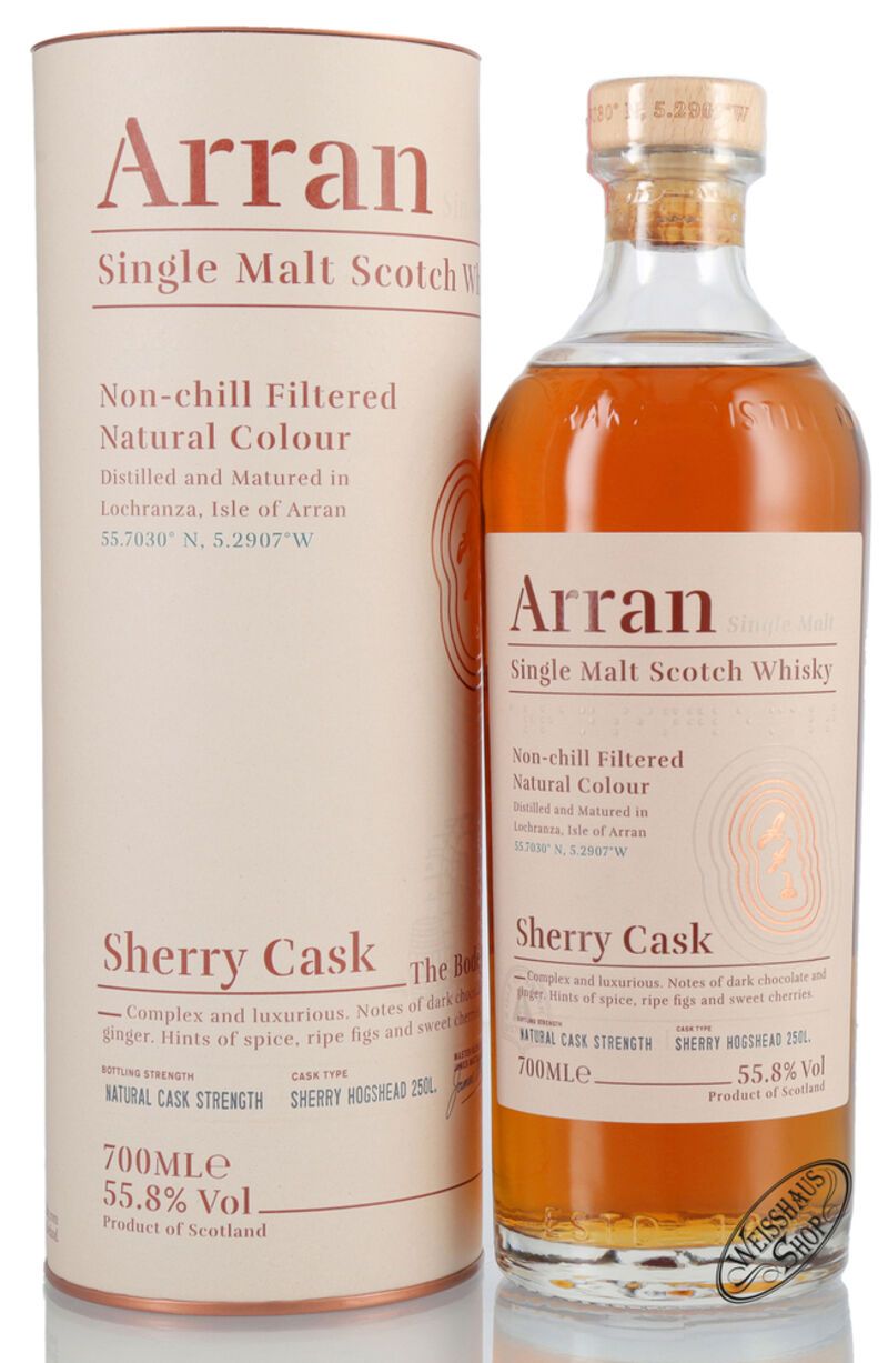 The Arran Sherry Cask The Bodega Whisky 55,8% vol. 0,70l The Arran Sherry Cask The Bodega Whisky 55,8% vol. 0,70l