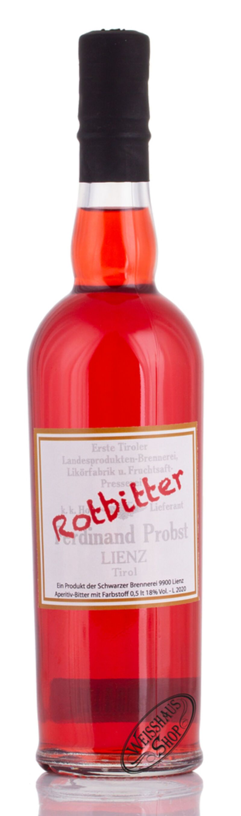 Schwarzer Rotbitter 18% vol. 0,50l Schwarzer Rotbitter 18% vol. 0,50l