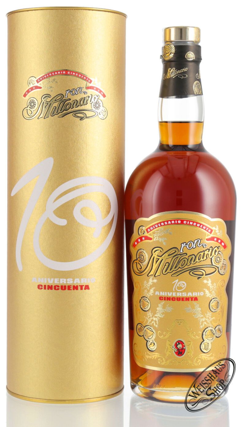 Ron Millonario Aniversario Cincuenta 50% vol. 0,70l Ron Millonario Aniversario Cincuenta 50% vol. 0,70l