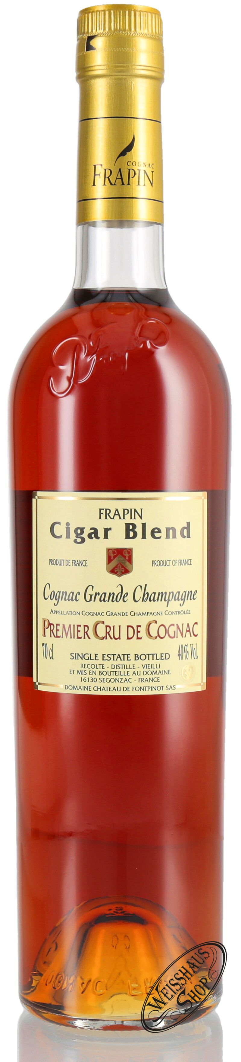 Frapin Cigar Blend Premier Cru de Cognac 40% vol. 0,70l Frapin Cigar Blend Premier Cru de Cognac 40% vol. 0,70l
