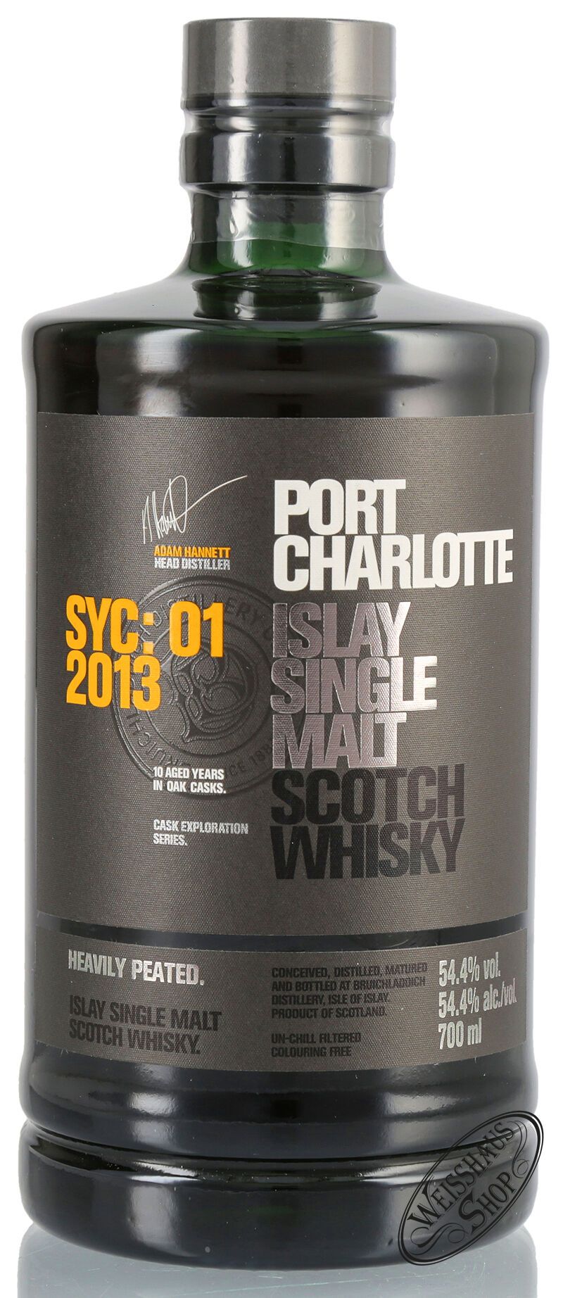 Port Charlotte SYC:01 2013 Islay Whisky 54,4% vol. 0,70l Port Charlotte SYC:01 2013 Islay Whisky 54,4% vol. 0,70l