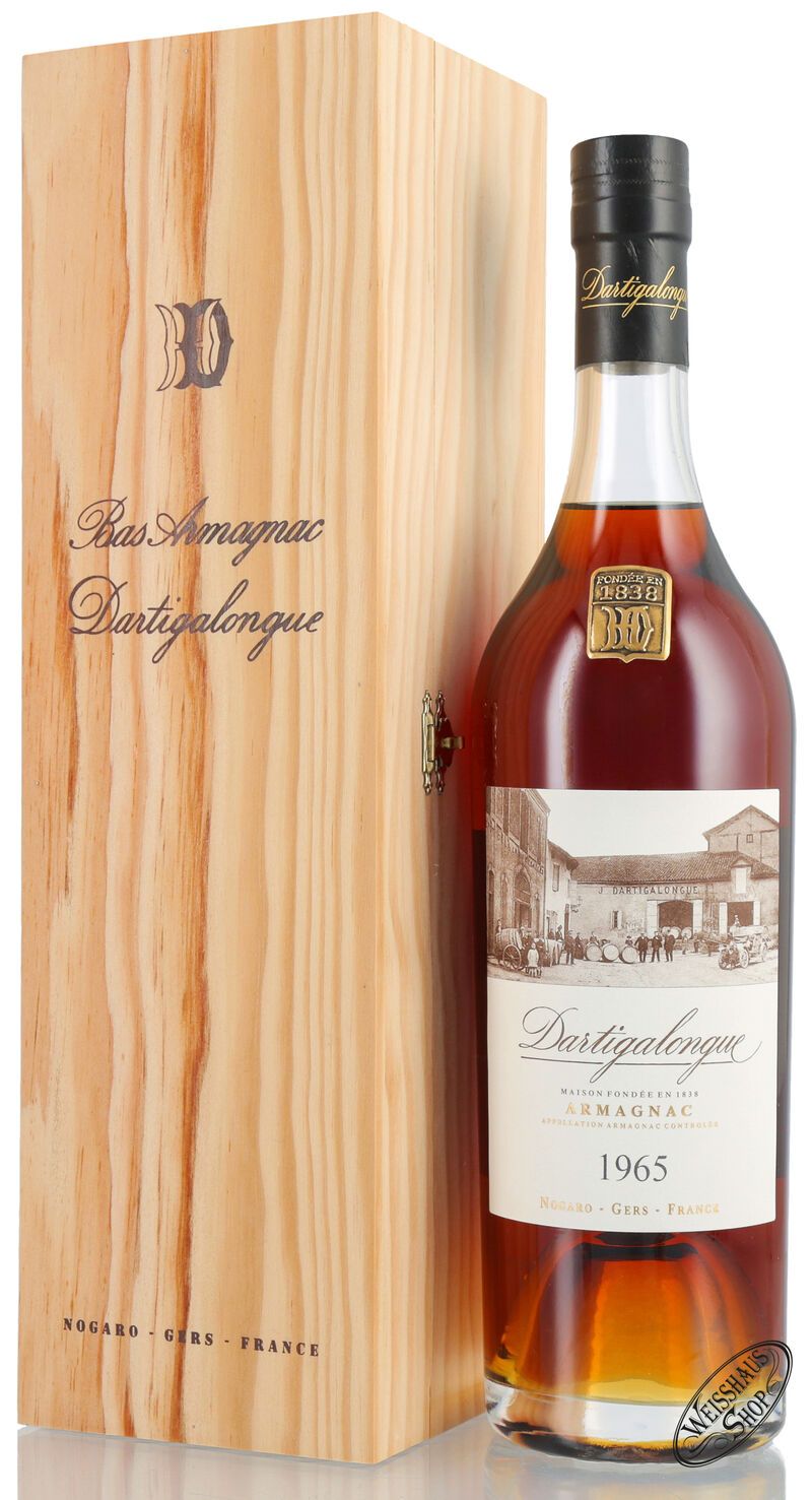 Dartigalongue Vintage 1965 Armagnac 40% vol. 0,70l Dartigalongue Vintage 1965 Armagnac 40% vol. 0,70l