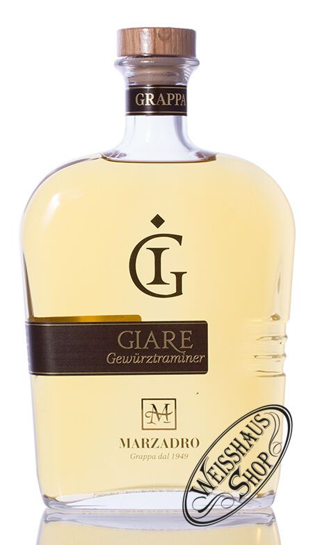 Marzadro Grappa Le Giare Gewürztraminer 41% vol. 2,0l Magnum Marzadro Grappa Le Giare Gewürztraminer 41% vol. 2,0l Magnum