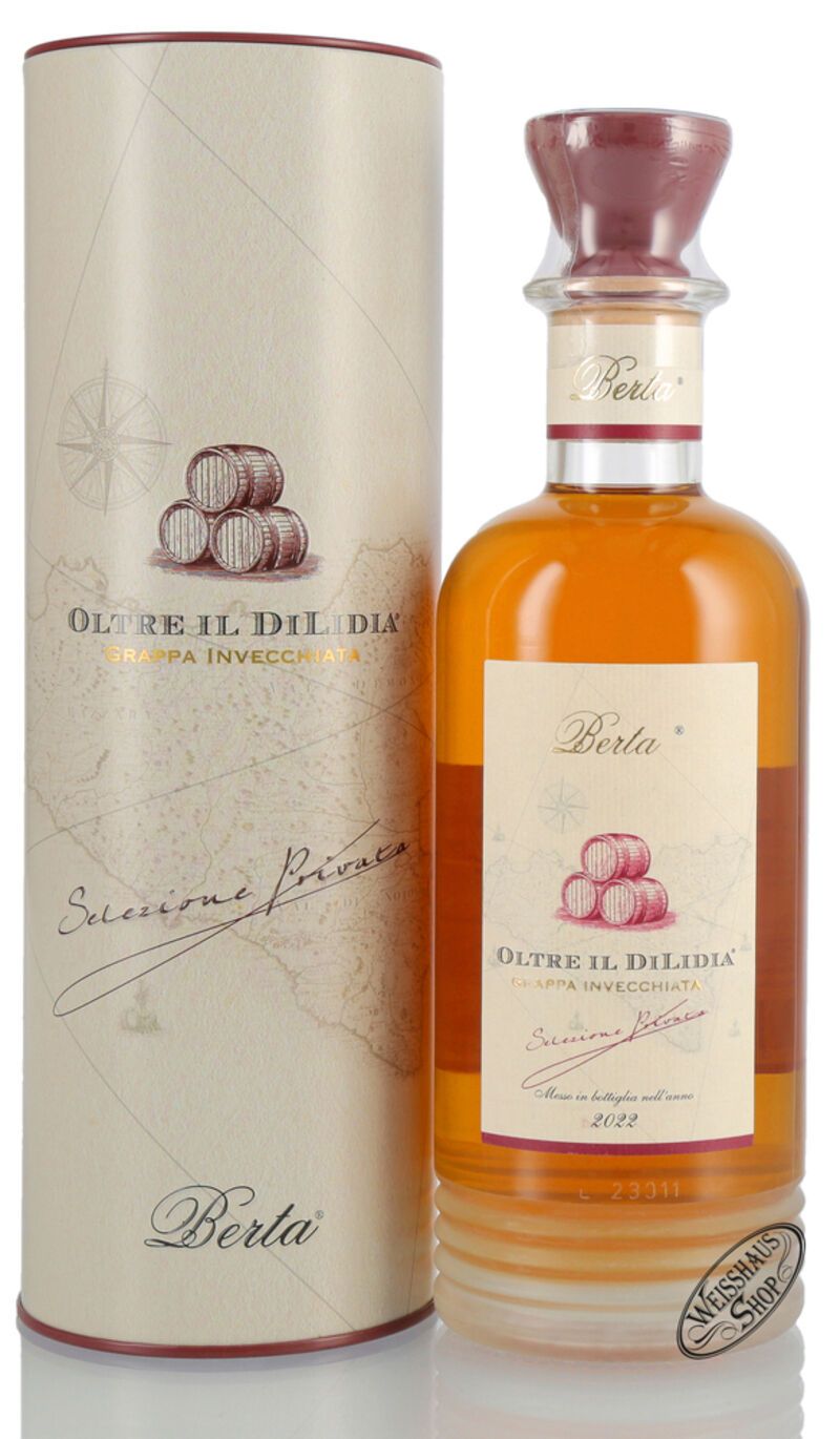 Berta Grappa Oltre il Dilidia 43% vol. 0,70l Berta Grappa Oltre il Dilidia 43% vol. 0,70l