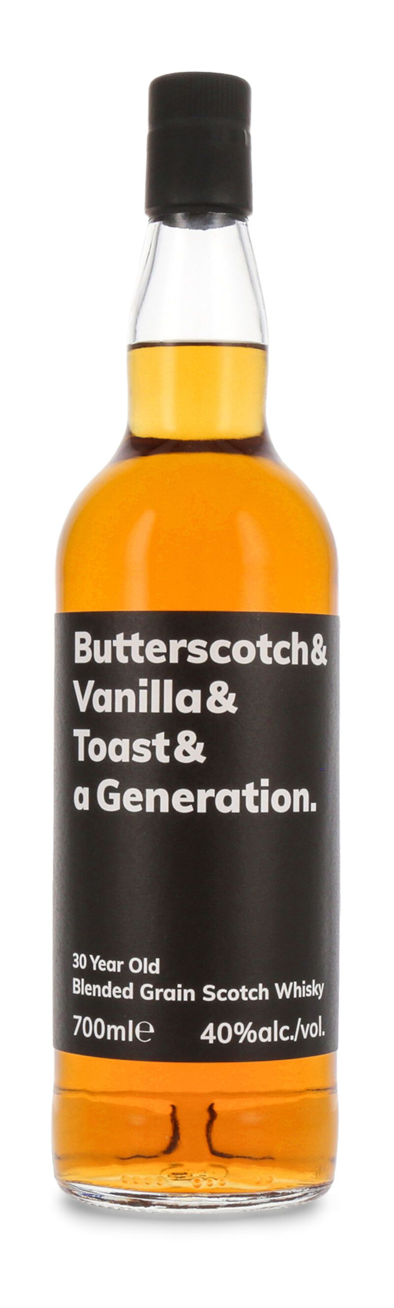 Butterscotch & Vanilla & Toast & a Generation 30 YO Whisky 40% vol. 0,70