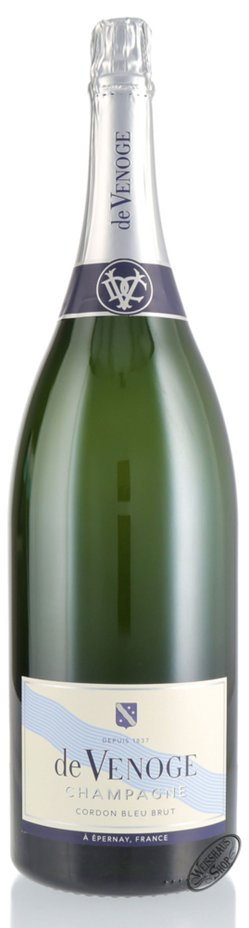 De Venoge Champagner Cordon Bleu Brut 12% vol. 9,0l Salmanazar