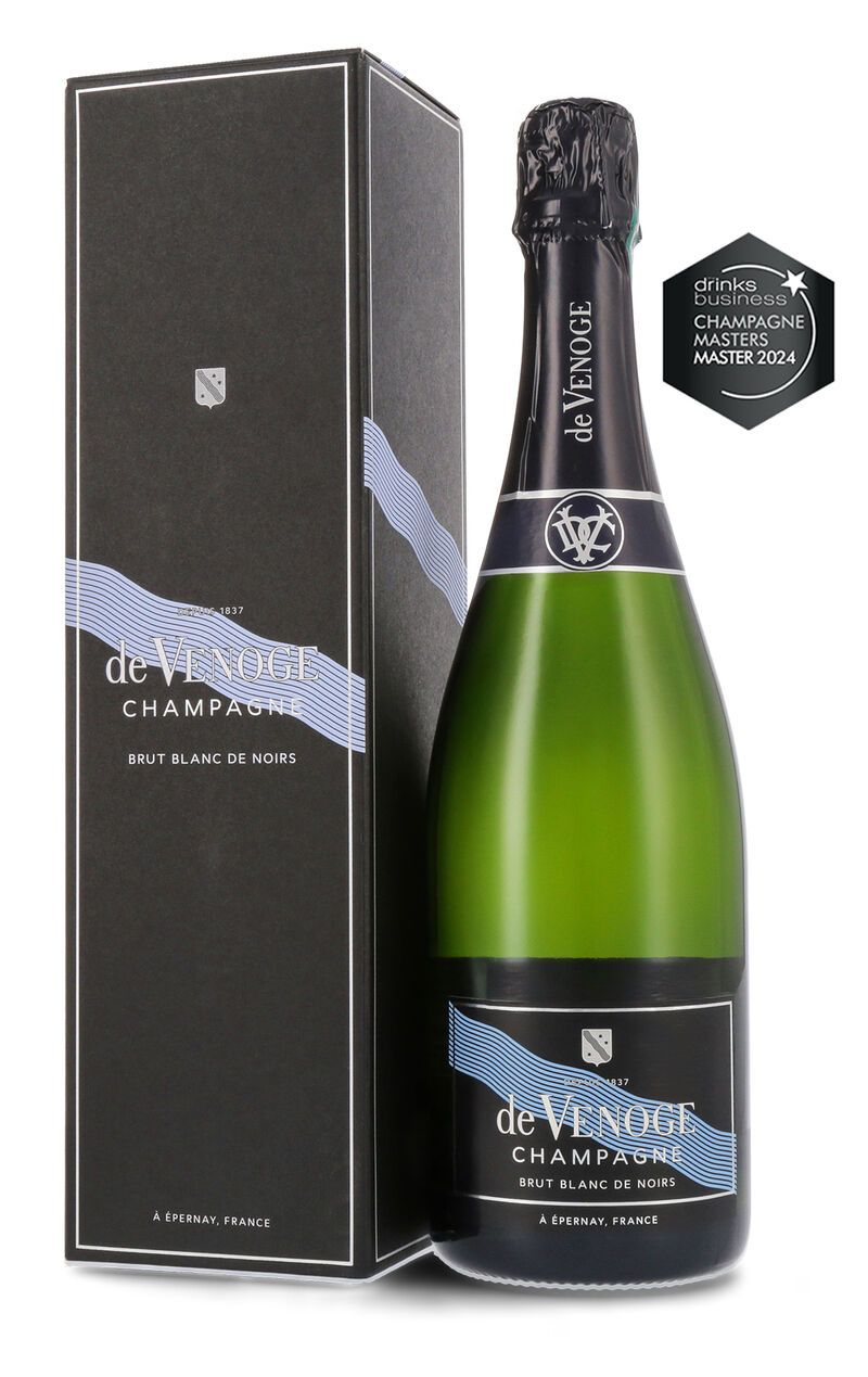 De Venoge Champagner Cordon Bleu Blanc de Noirs 12% vol. 0,75l Geschenkkarton