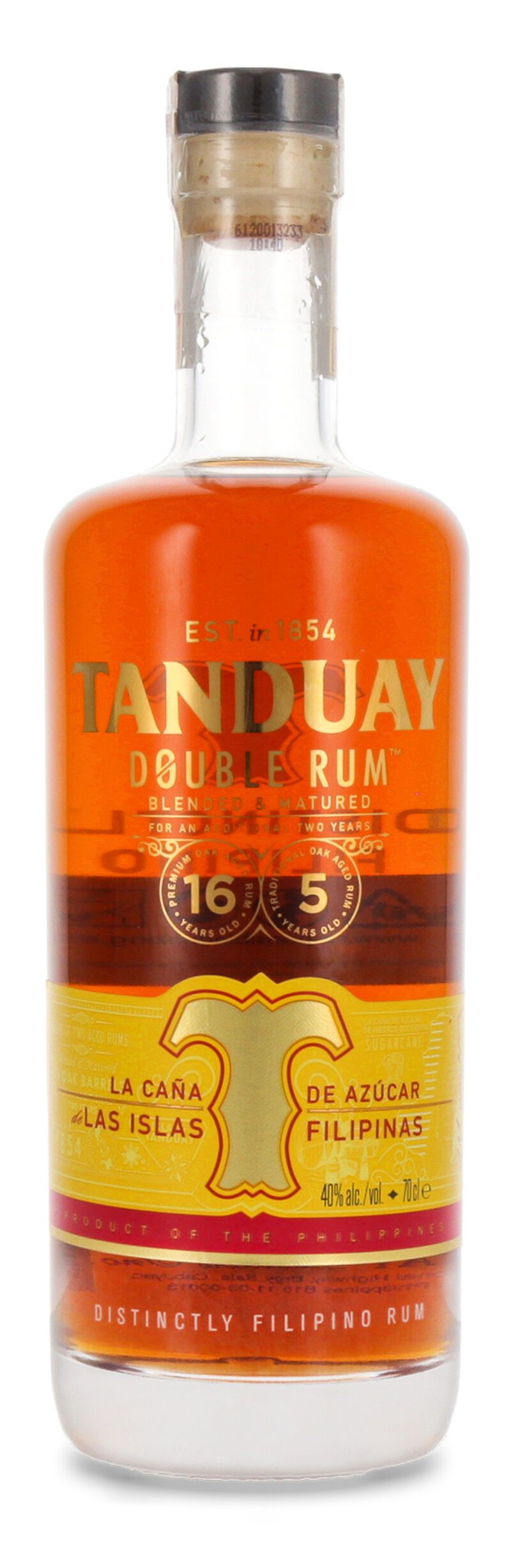 Tanduay Double Rum 40% vol. 0,70l Tanduay Double Rum 40% vol. 0,70l