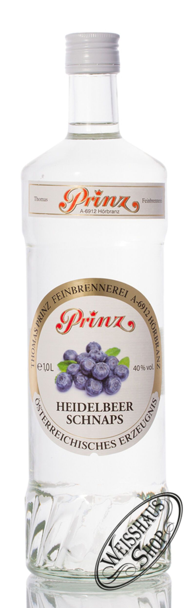 Prinz Heidelbeer Schnaps 40% vol. 1,0l