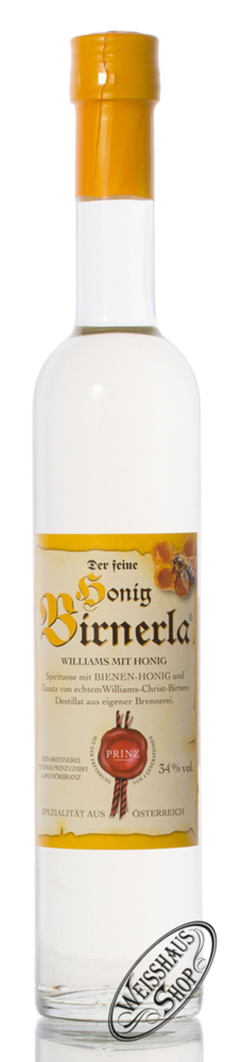 Prinz Honig Birnerla 34% vol. 0,50l Prinz Honig Birnerla 34% vol. 0,50l