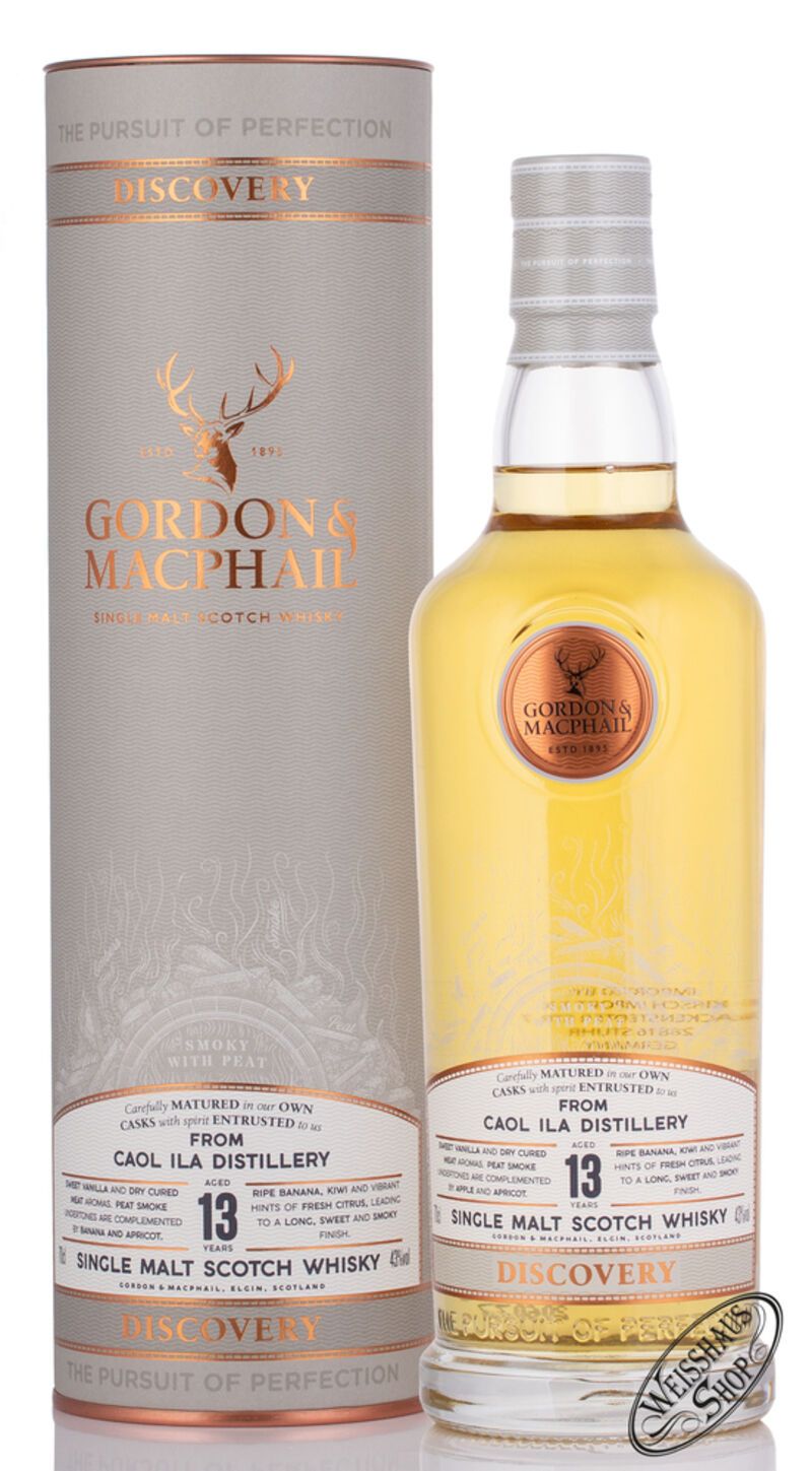 Caol Ila 13 YO G&M Discovery Whisky 43% vol. 0,70l Caol Ila 13 YO G&M Discovery Whisky 43% vol. 0,70l