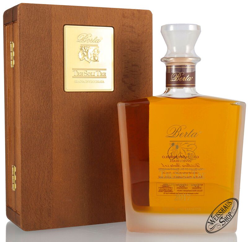 Berta Grappa Tre Soli Tre 43% vol. 0,70l Berta Grappa Tre Soli Tre 43% vol. 0,70l