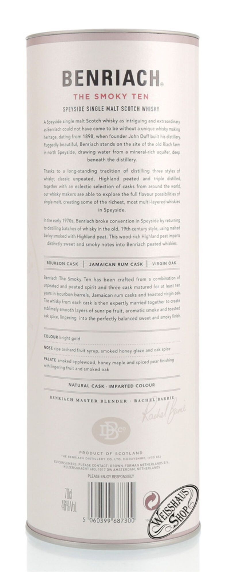 BenRiach The Smoky Ten 10 YO Whisky 46% vol. 0,70l BenRiach The Smoky Ten 10 YO Whisky 46% vol. 0,70l