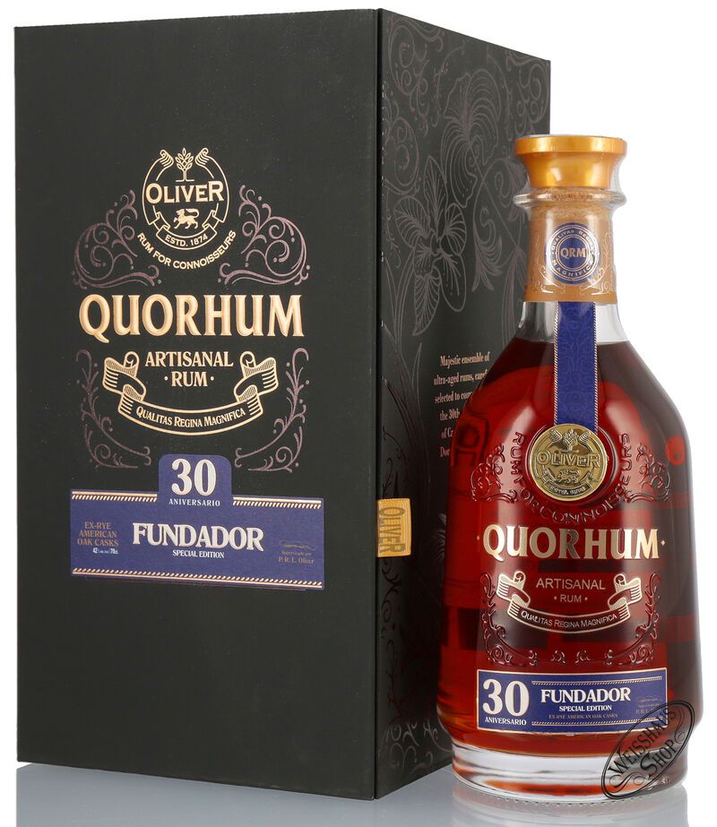 Quorhum Fundador Aniversario Rum 42% vol. 0,70l Quorhum Fundador Aniversario Rum 42% vol. 0,70l