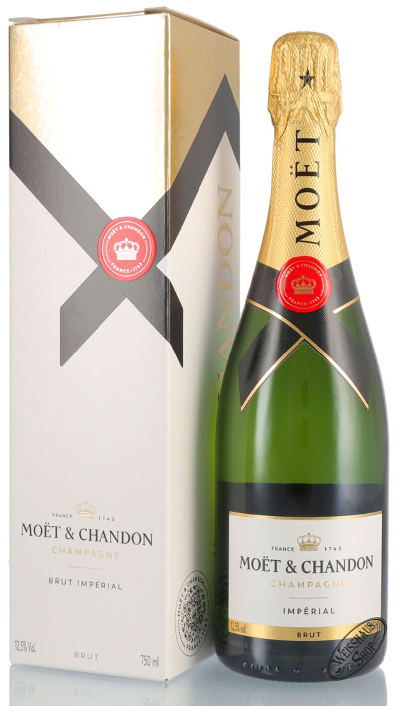 Moet & Chandon Brut Impérial Champagner 12,5% vol. 0,75l Geschenkkarton Moet & Chandon Brut Impérial Champagner 12,5% vol. 0,75l Geschenkkarton