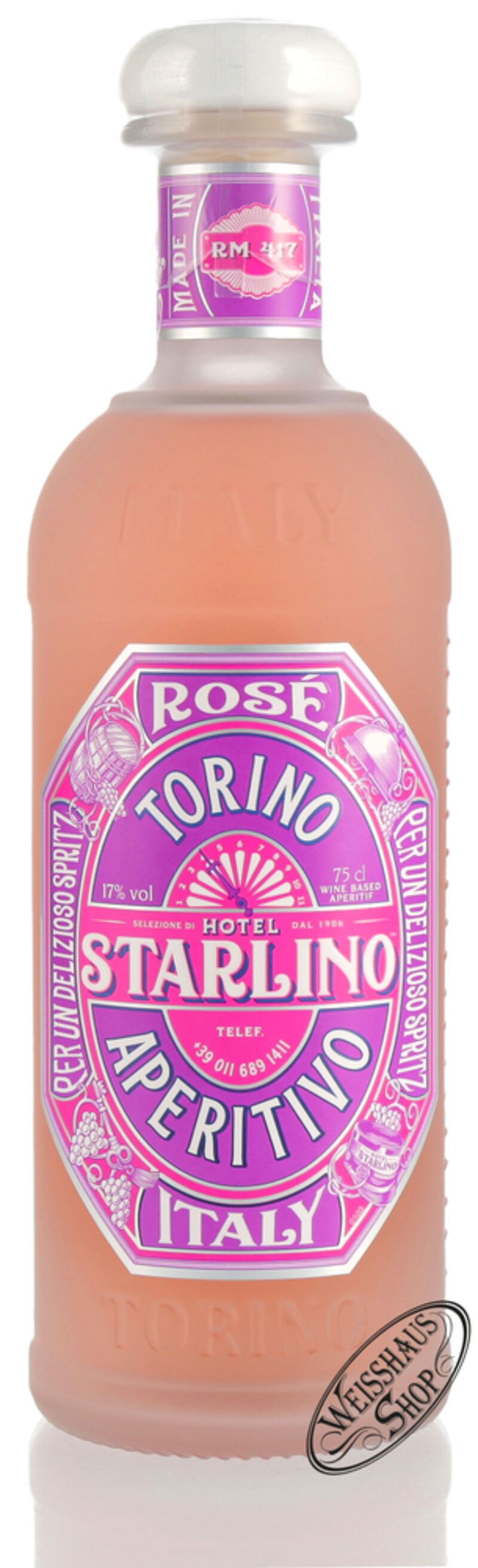 Hotel Starlino Rosé Aperitivo 17% vol. 0,75l Hotel Starlino Rosé Aperitivo 17% vol. 0,75l