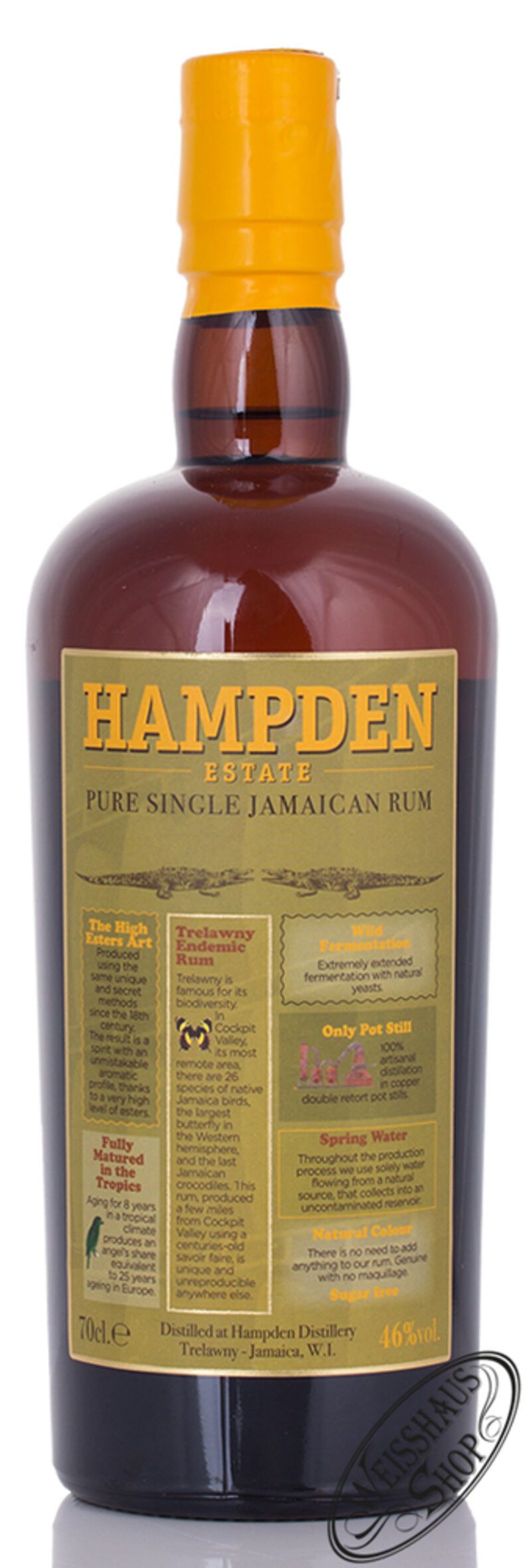 Hampden Estate Pure Single Jamaican Rum 46% vol. 0,70l Hampden Estate Pure Single Jamaican Rum 46% vol. 0,70l