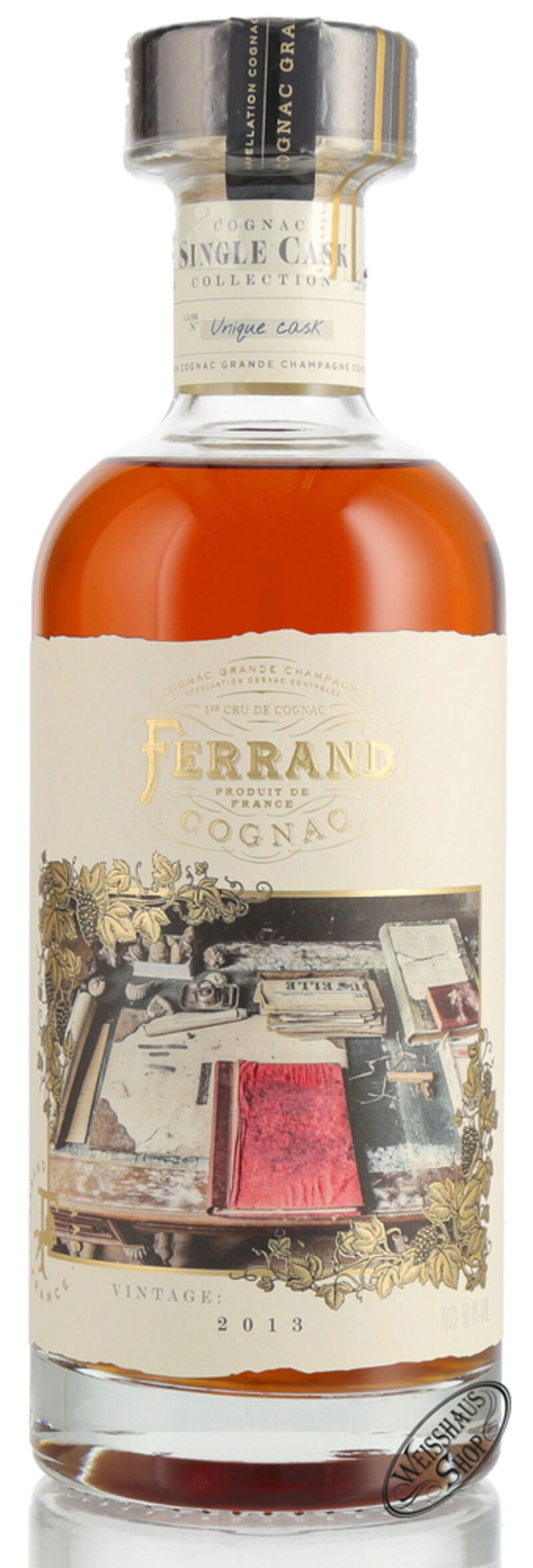 Ferrand Cognac Single Cask Vintage 2013 Weisshaus Shop Edition 50,8% vol. 0,70l Ferrand Cognac Single Cask Vintage 2013 Weisshaus Shop Edition 50,8% vol. 0,70l