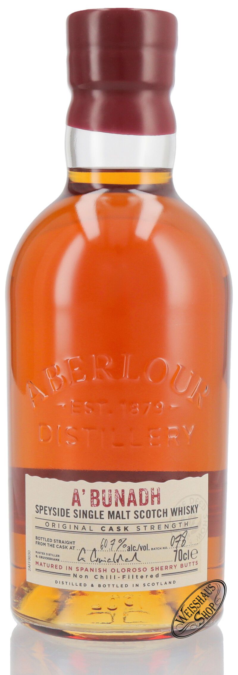 Aberlour A'Bunadh Batch No. 78 Whisky 60,7% vol. 0,70l Aberlour A'Bunadh Batch No. 78 Whisky 60,7% vol. 0,70l