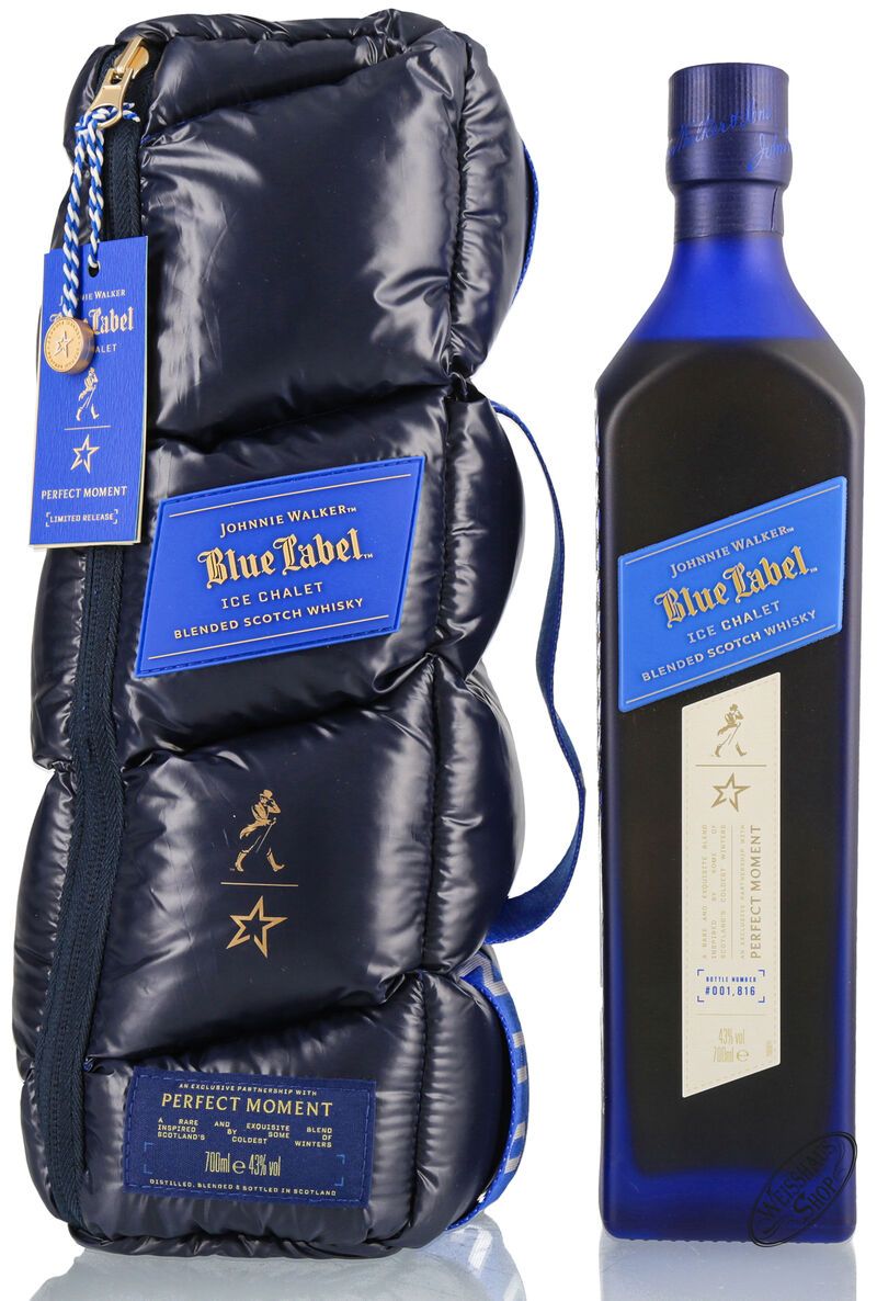 Johnnie Walker Blue Label Ice Chalet Limited Edition Whisky 43 Vol 0
