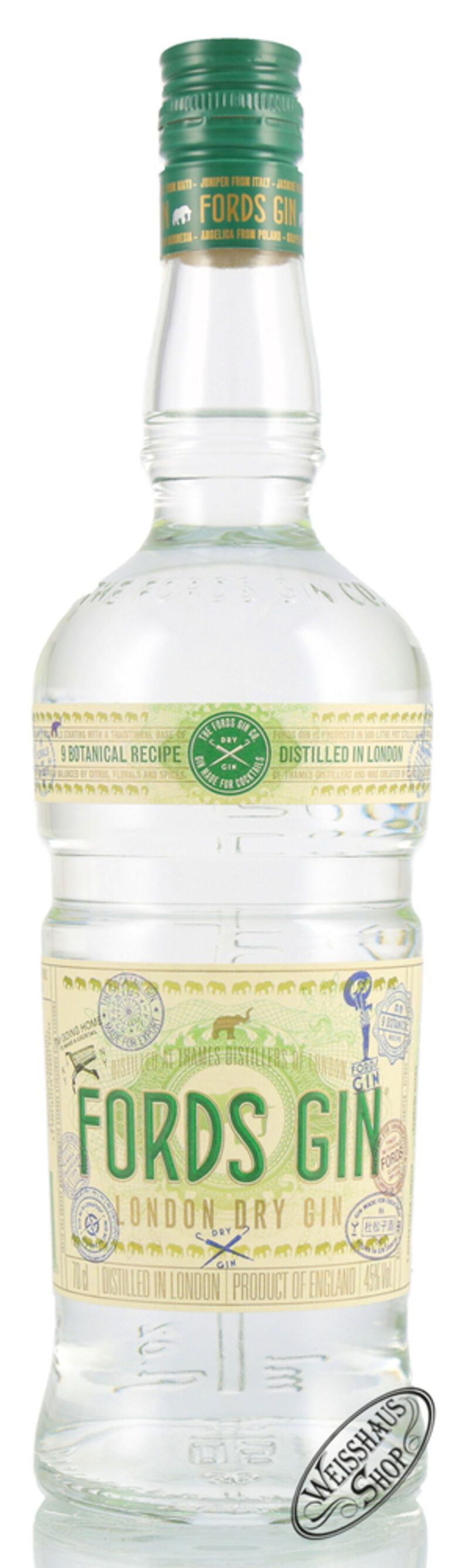 Fords London Dry Gin 45% vol. 0,70l Fords London Dry Gin 45% vol. 0,70l