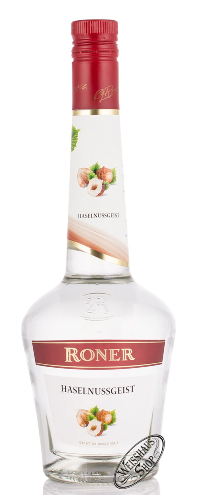 Roner Haselnussgeist 38% vol. 0,70l Roner Haselnussgeist 38% vol. 0,70l