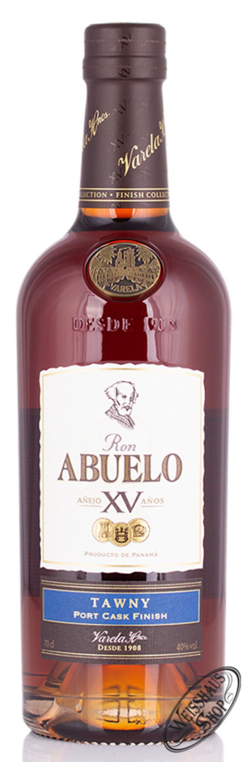 Ron Abuelo XV Tawny Port Cask Finish Rum 40% vol. 0,70l