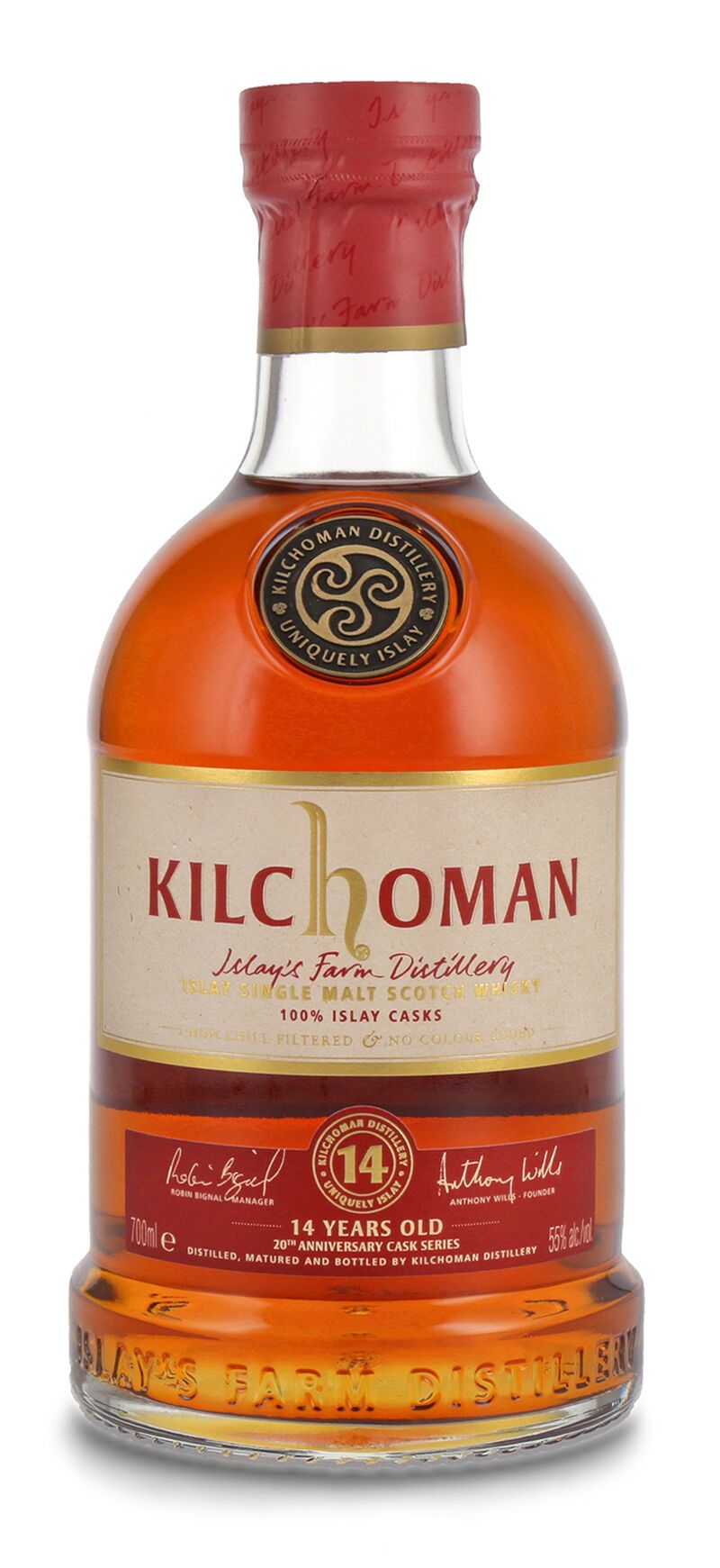 Kilchoman 14 YO Single Sherry Cask Islay Whisky 55% vol. 0,70l
