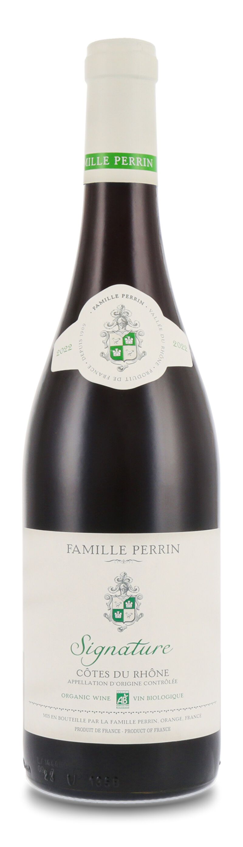 Famille Perrin Côtes du Rhône Rouge 2022 14,5% vol. 0,75l B-Ware Famille Perrin Côtes du Rhône Rouge 2022 14,5% vol. 0,75l B-Ware