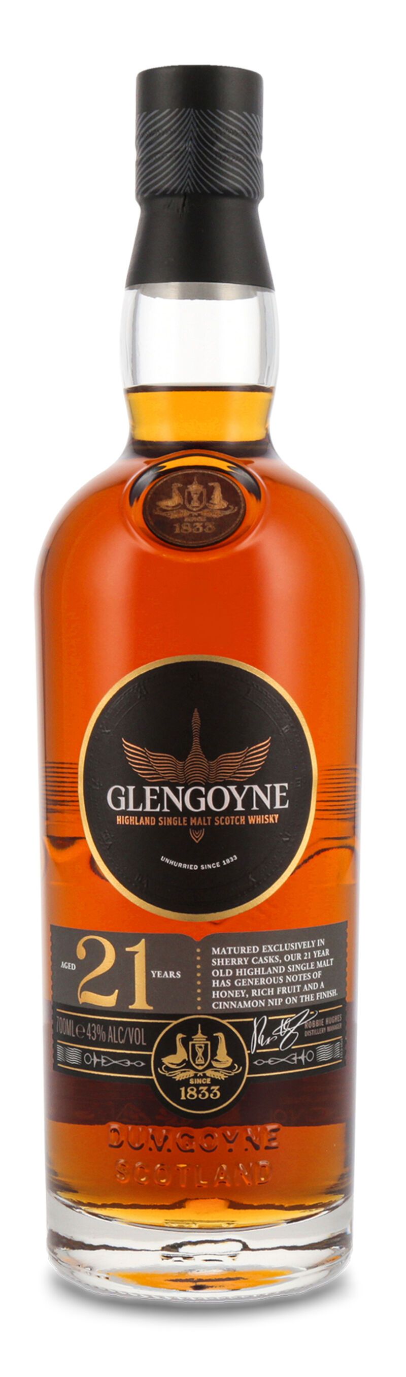 Glengoyne 21 YO Single Malt Whisky 43% vol. 0,70l