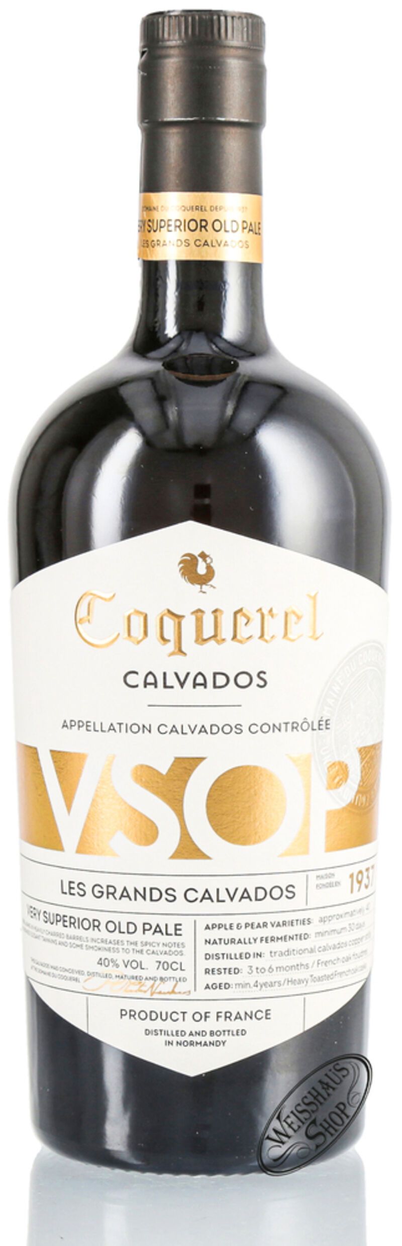 Domaine du Coquerel Calvados VSOP 40% vol. 0,70l Domaine du Coquerel Calvados VSOP 40% vol. 0,70l