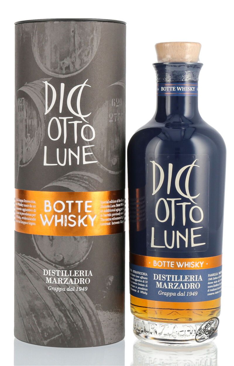 Marzadro Grappa Le Dicotto Lune Riserva Whisky 42% vol. 0,50l Marzadro Grappa Le Dicotto Lune Riserva Whisky 42% vol. 0,50l