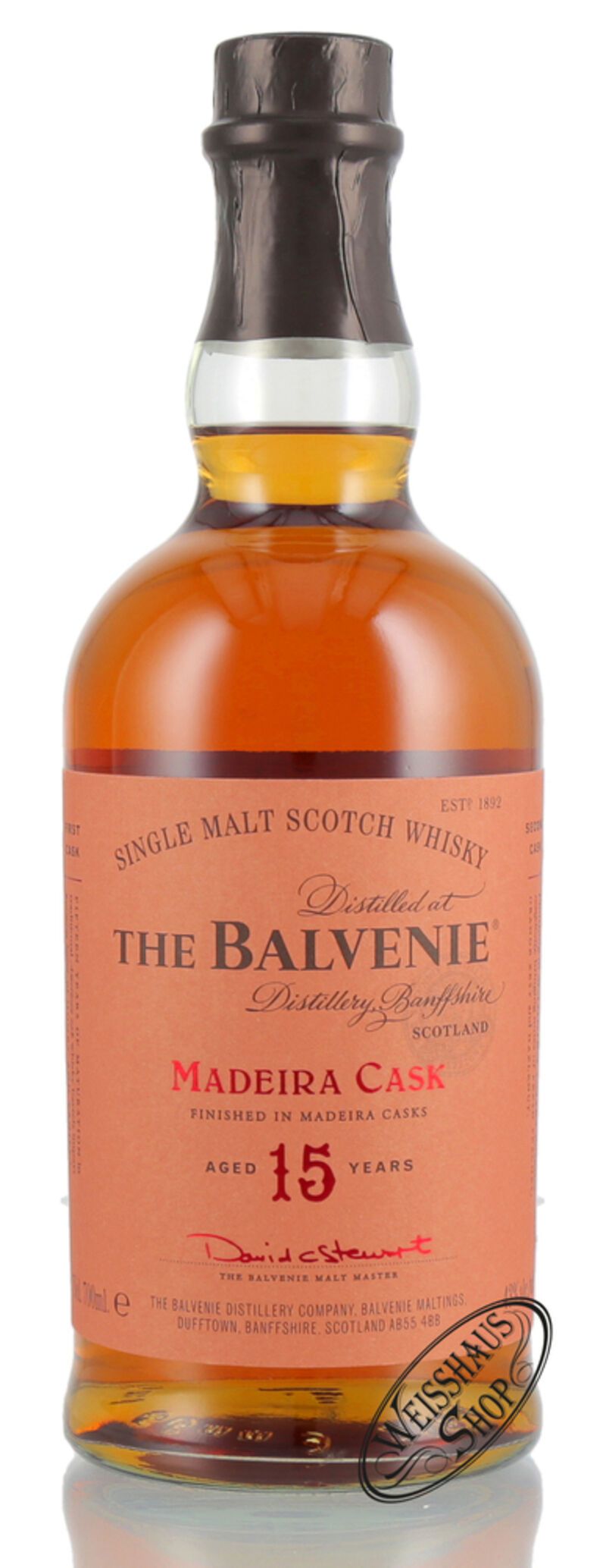 The Balvenie 15 YO Single Barrel Madeira Cask 43% vol. 0,70l The Balvenie 15 YO Single Barrel Madeira Cask 43% vol. 0,70l