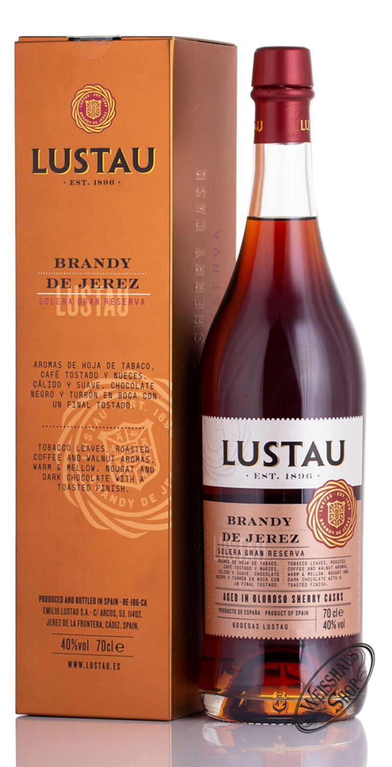 Lustau Solera Gran Reserva Brandy 40% vol. 0,70l Lustau Solera Gran Reserva Brandy 40% vol. 0,70l