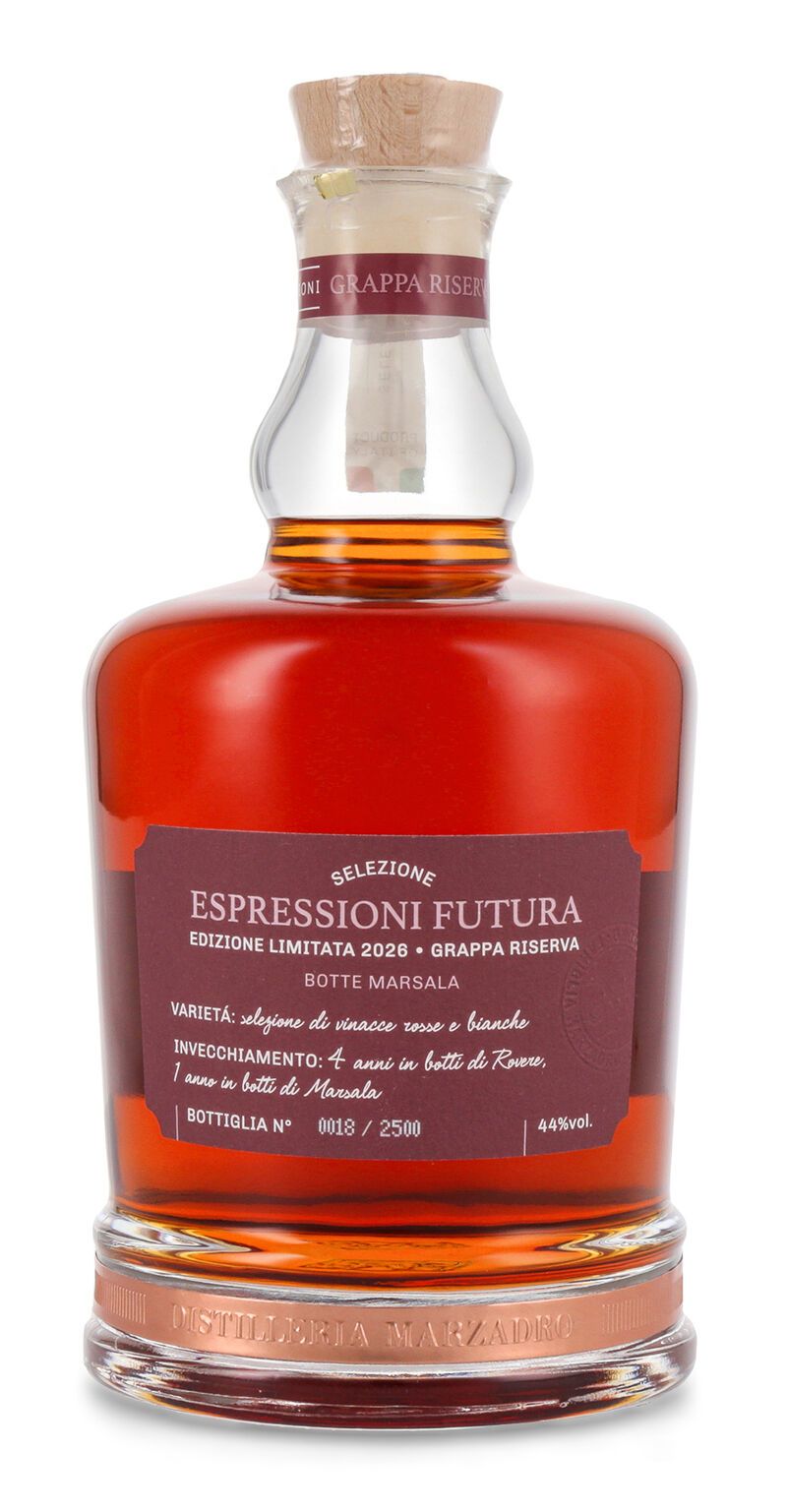 Marzadro Grappa Espressioni Futura 44% vol. 0,70l