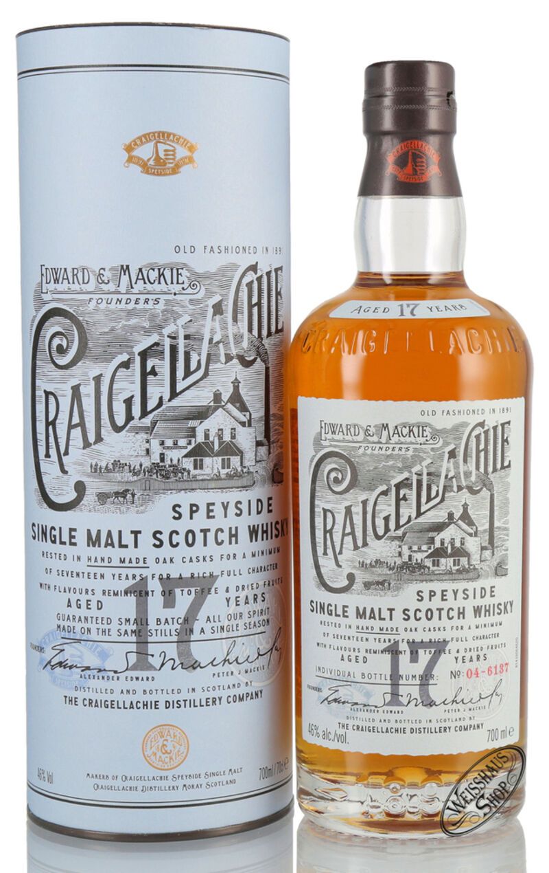Craigellachie 17 YO Single Malt Whisky 46% vol. 0,70l